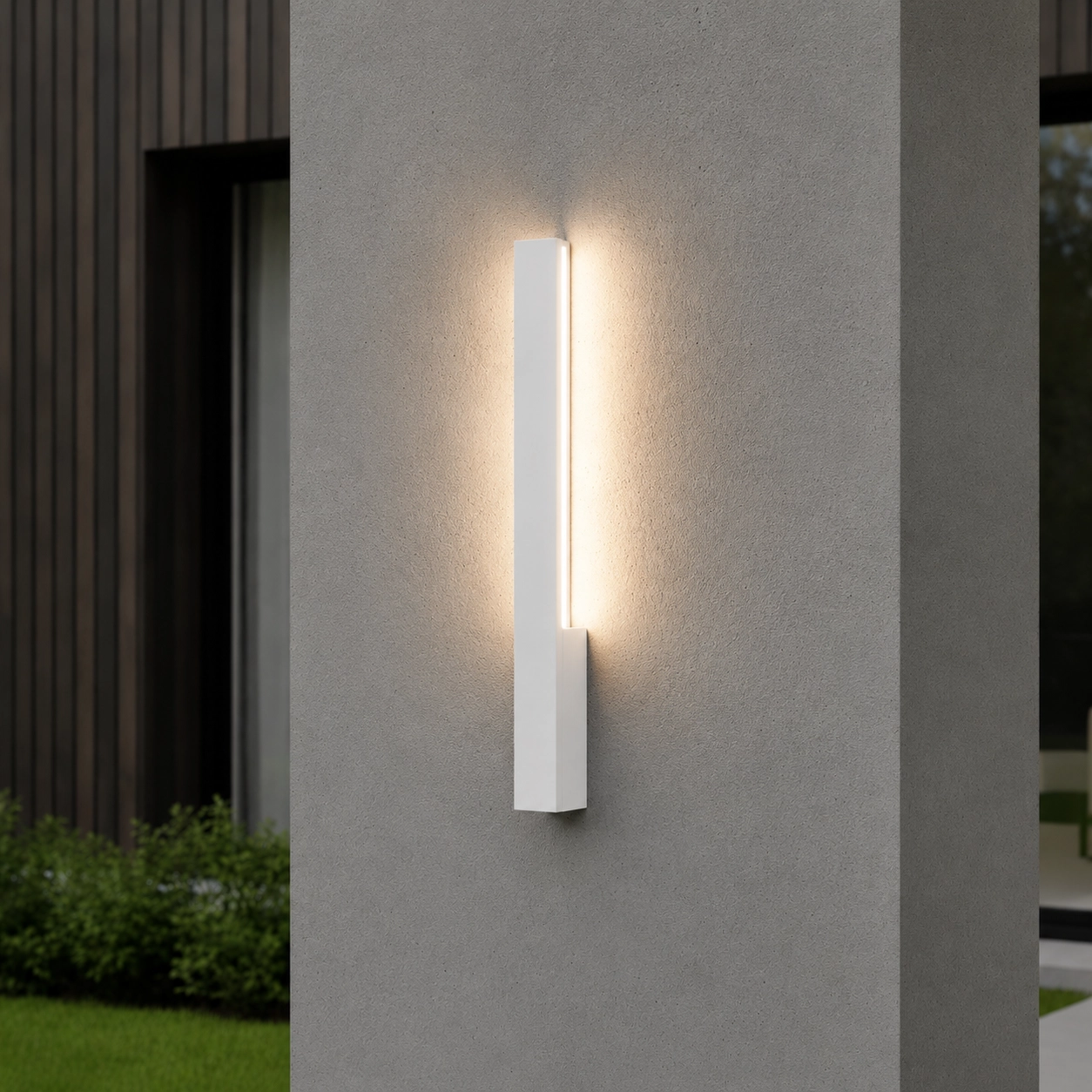 Applique murale élégante Isos blanc 61cm