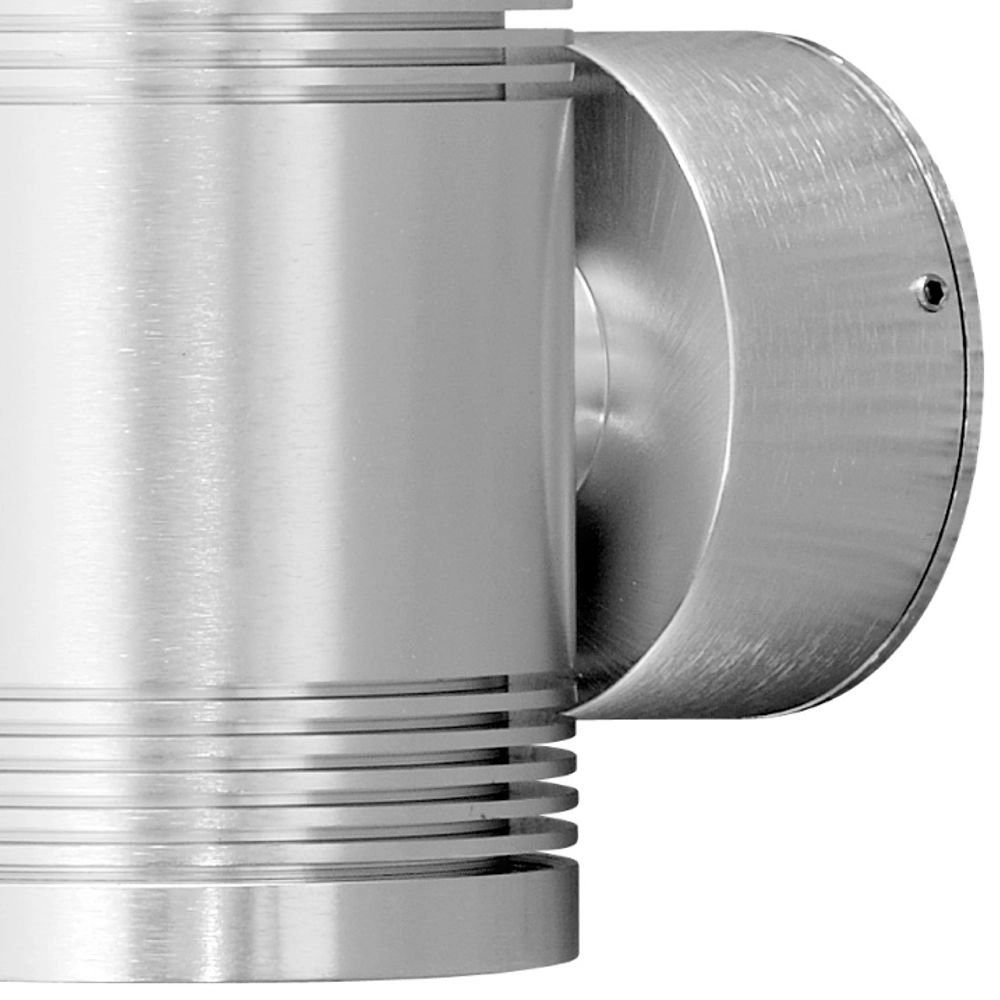 Spot mural LED Monza 2x6w - 3000K 14cm gris métal KonstSmide 7318307931310