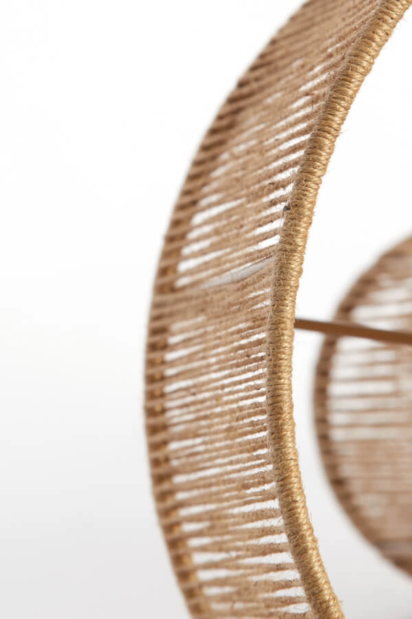 Lampe de table en rotin Lavatera Ø 30cm Light & Living 8717807676193