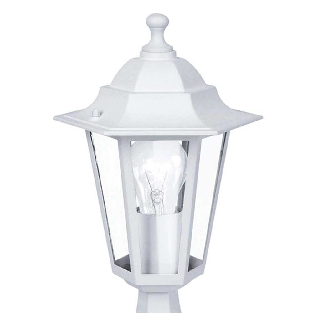 Lampadaire Jardin Laterna 5 40 cm blanc Eglo 9002759224660