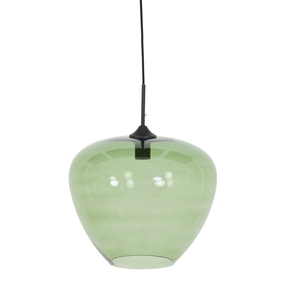 Lampe suspendue en verre Mayson Ø 40cm - verre vert