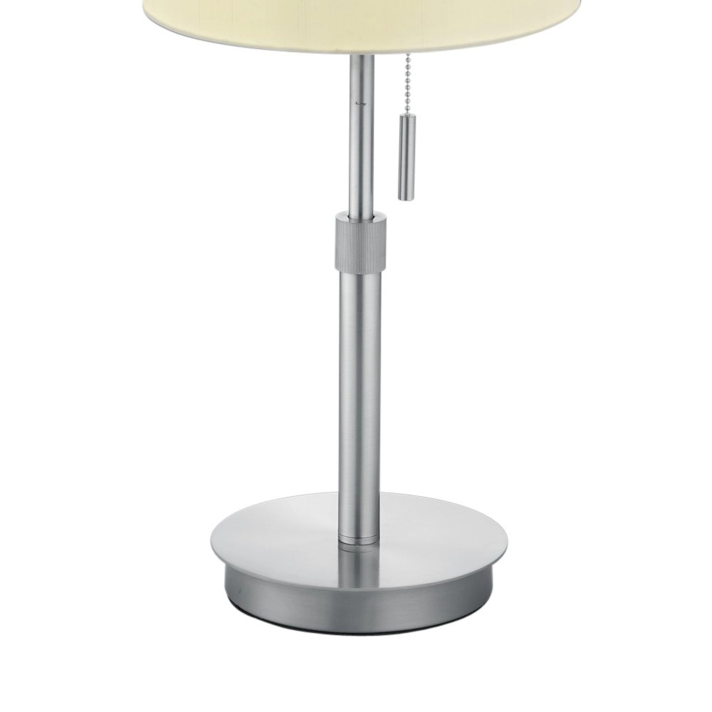 Lampe de table Lyon gris métallisé Trio 4017807398540