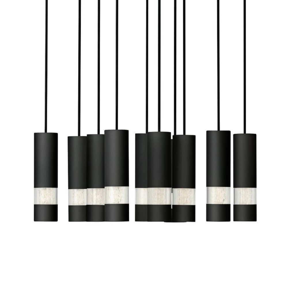 Lampe suspendue ronde Bernabeta noir 10 lumières Stars of Light 9002759397081