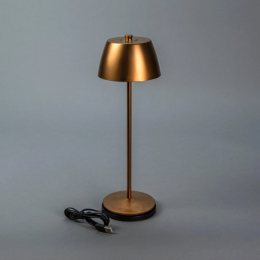 Lampe de table rechargeable Eze cuivre KonstSmide 7318308409016