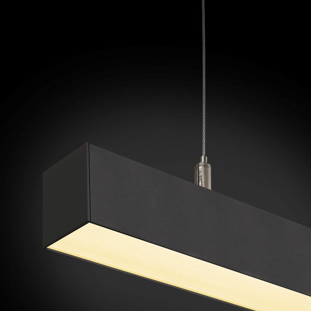 Lampe à suspension LED Q-Line dimmable 142cm noir SLV 4024163196116