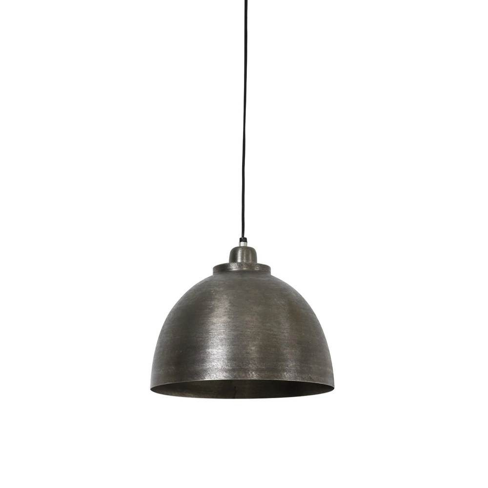 Lampe suspendue Kylie gris argenté Ø 30cm Light & Living 8717807203788