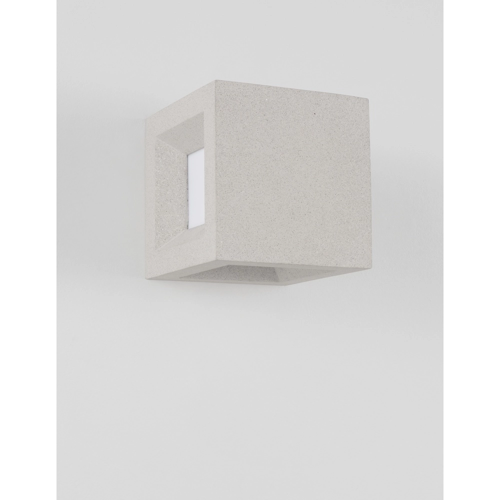 Applique murale carrée Castro blanc Lyora 5212017426932