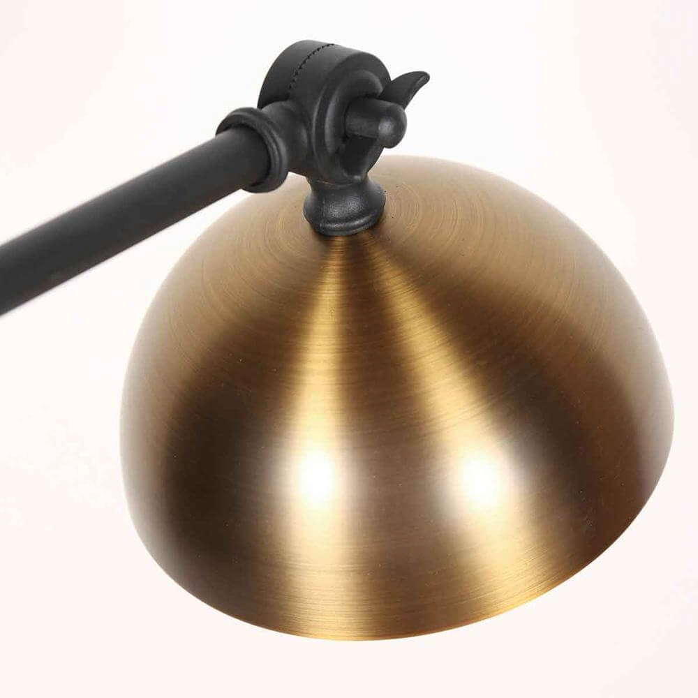 Lampadaire Pintino noir avec bronze Steinhauer 8712746176490