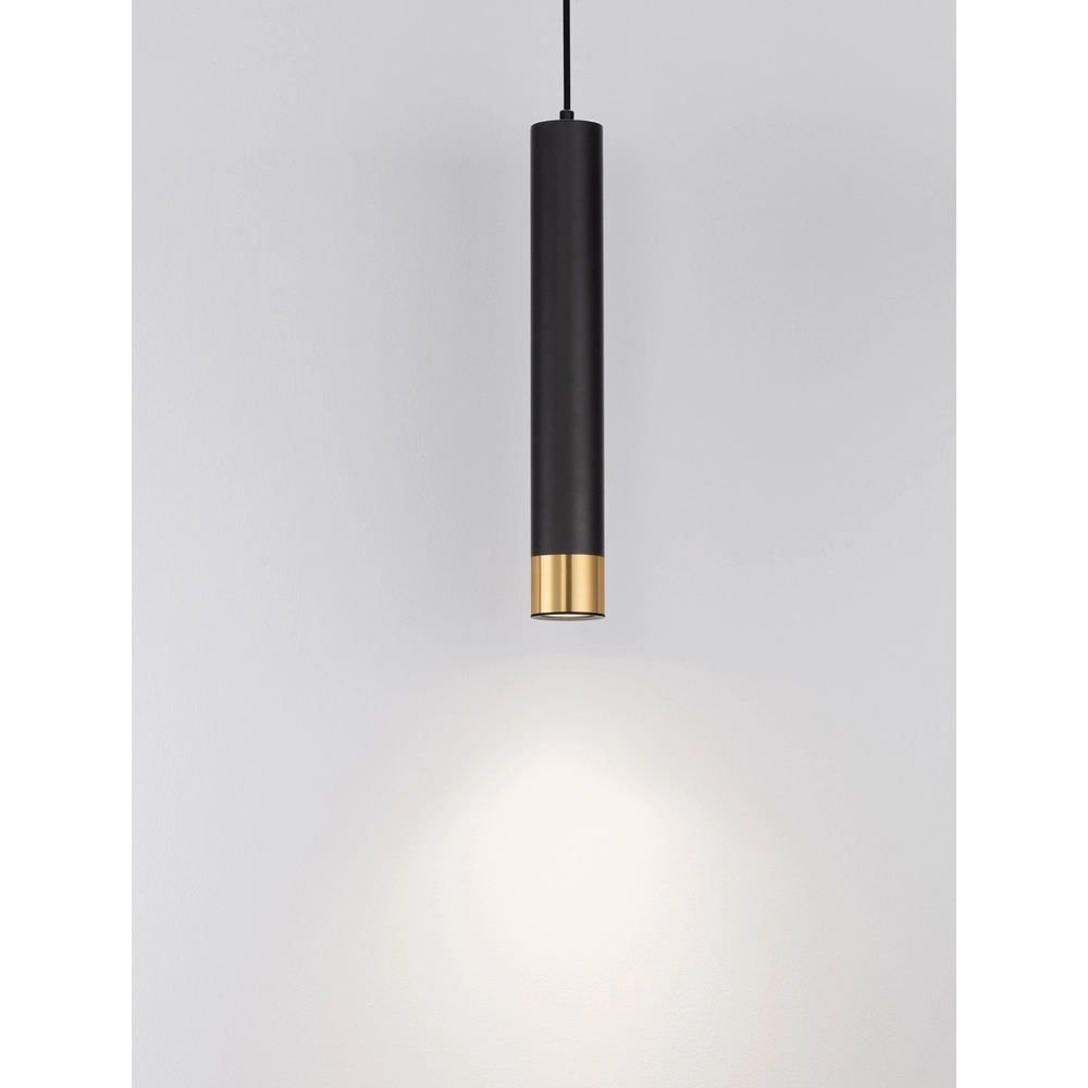 Suspension design Picto 40cm noir avec or Suspension design Picto 40cm noir avec or