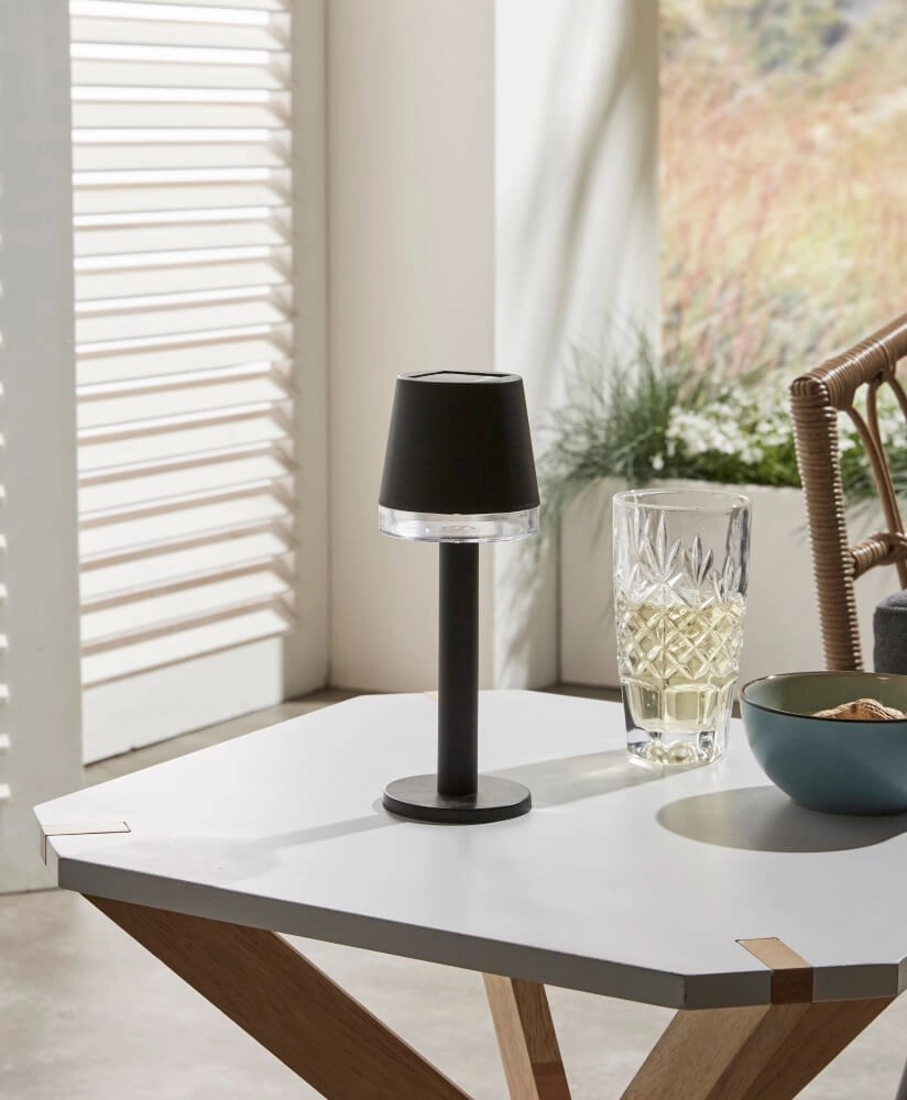 Lampe de table noire Cala Dor lot de 2 Luxform 8719099202869