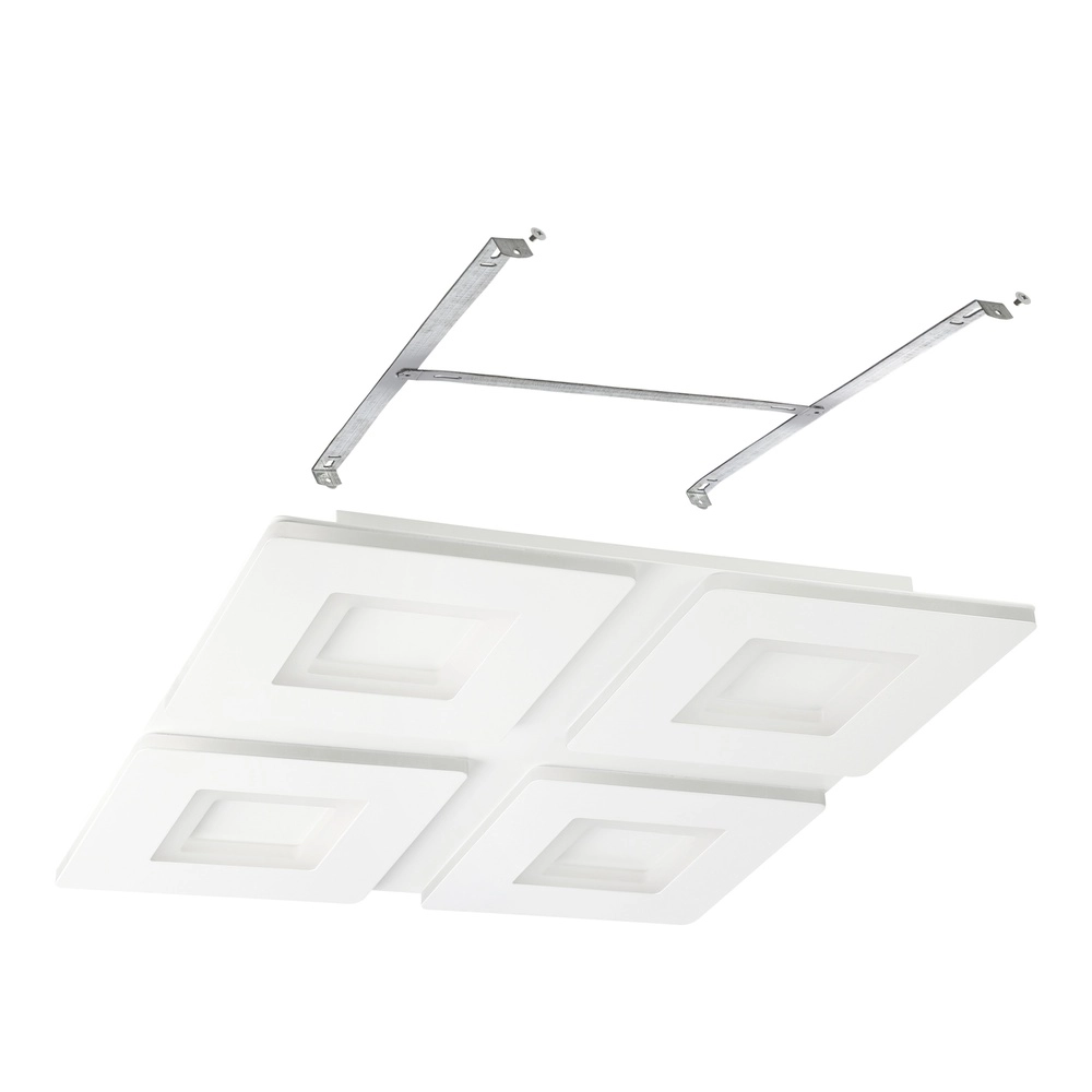 Lumière LED de plafond Padrogiano-Z Zigbee - 45x45cm Eglo 9008606244164