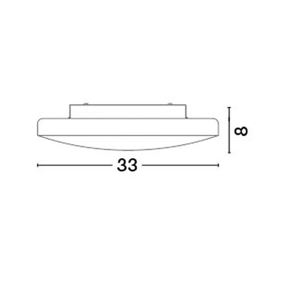 Plafonnier Ivi Ø 33cm blanc Lyora 5212017405777