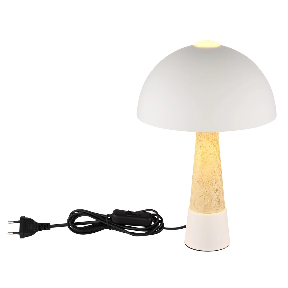 Lampe de table unique Paulin brun sable Globo 9007371566709