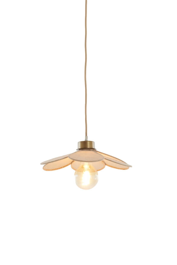 Suspension Fyano crème fleur Ø 30.5cm Suspension Fyano crème fleur Ø 30.5cm