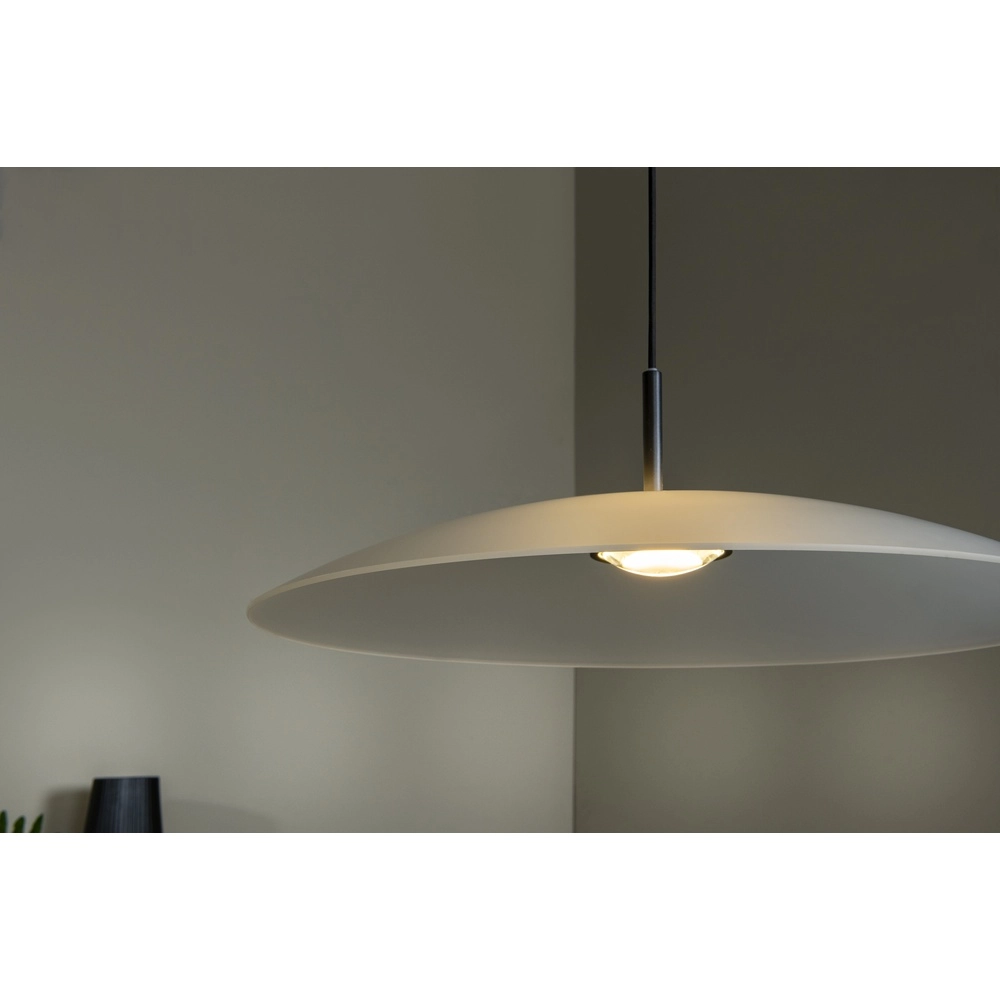 Lampe suspendue élégante Menga Ø verre blanc de 60 cm Premium by Lucide 5411212251152