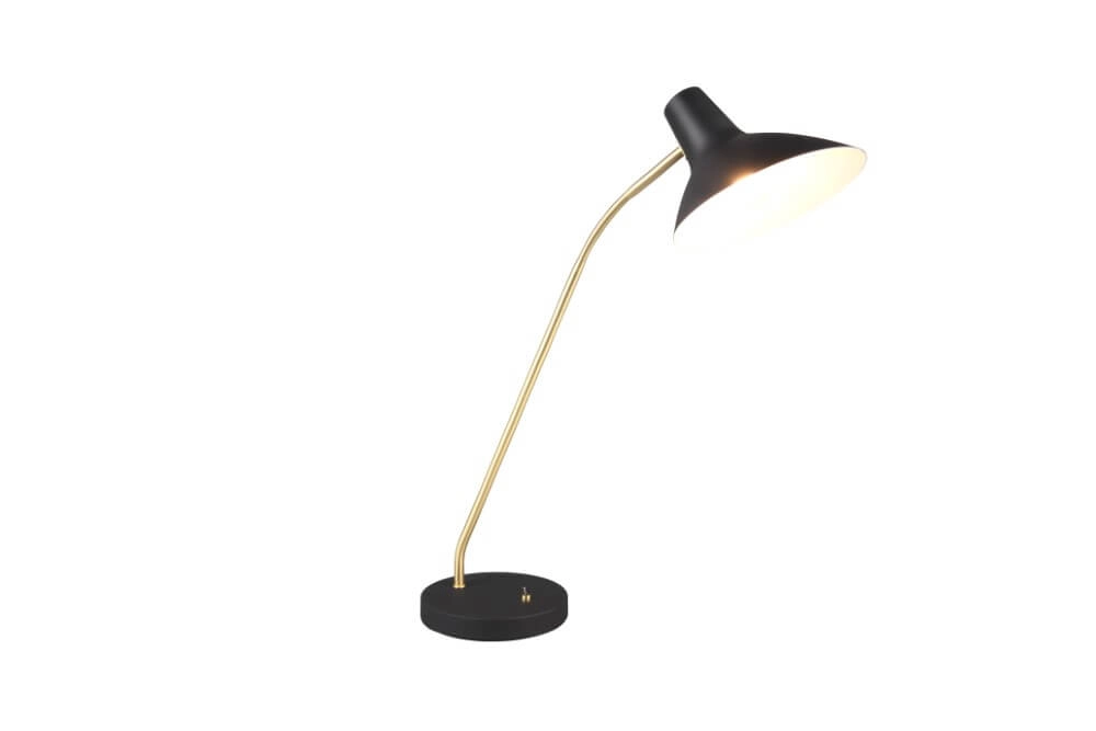 Lampe de bureau élégante Traveller noir Trio 4017807613711