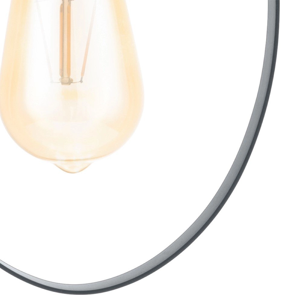 Lampe à suspension Bedington Oval noir Eglo 9002759497750