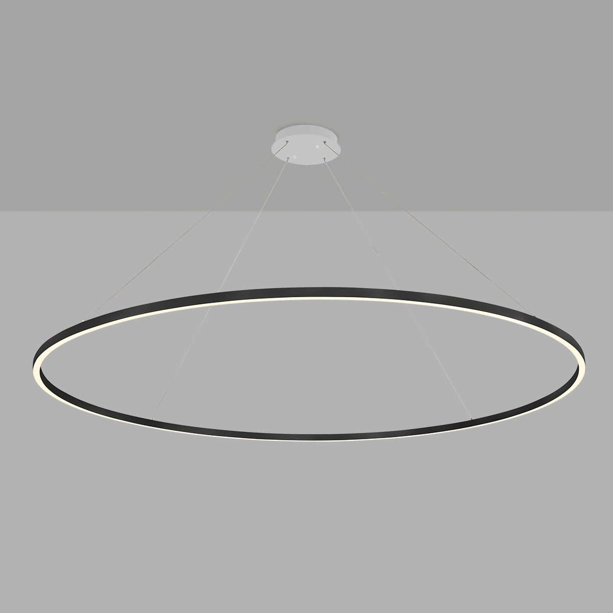 Lampe pendante de conception Compass Ø 200cm noir