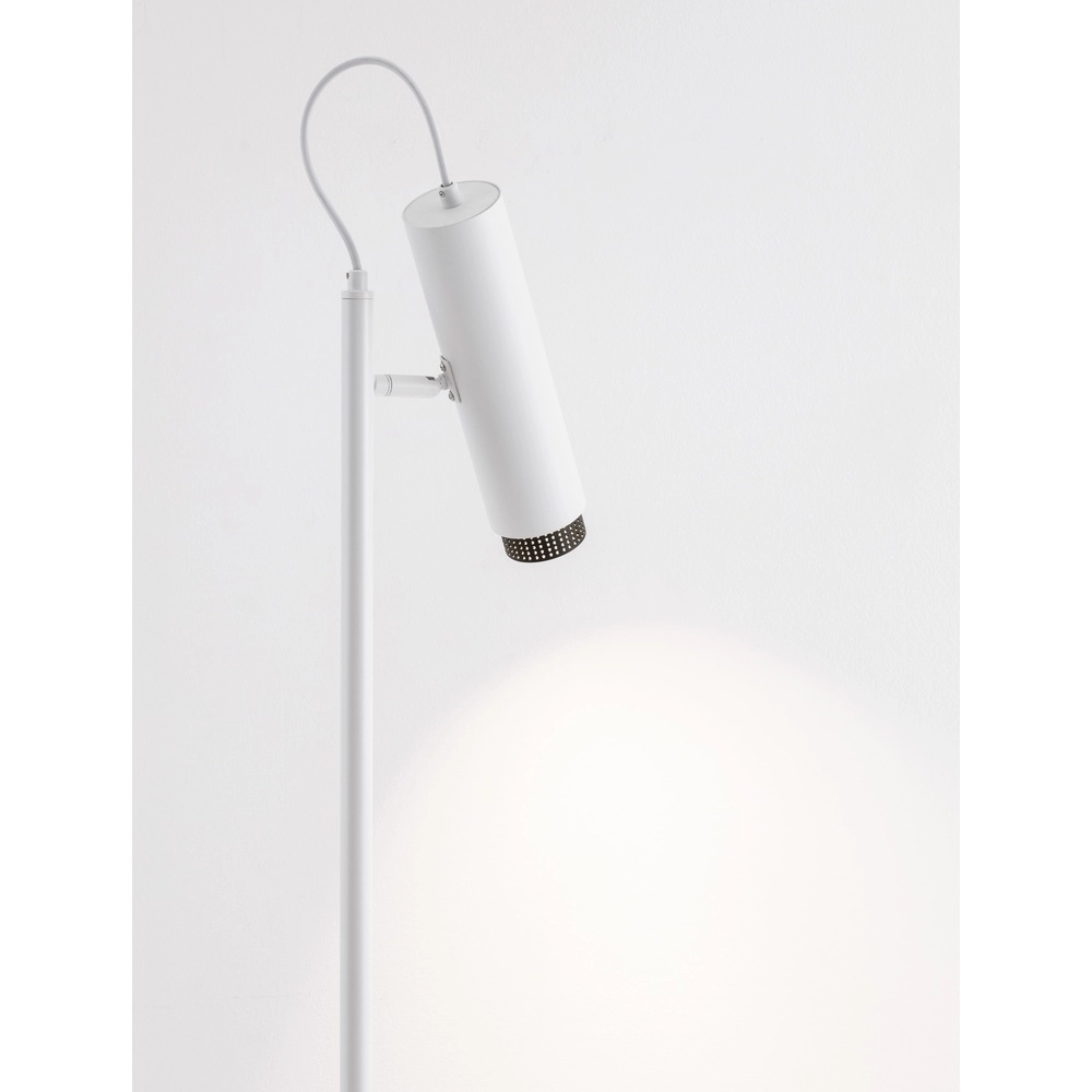 Lampe de lecture Nessi blanc avec noir Lampe de lecture Nessi blanc avec noir