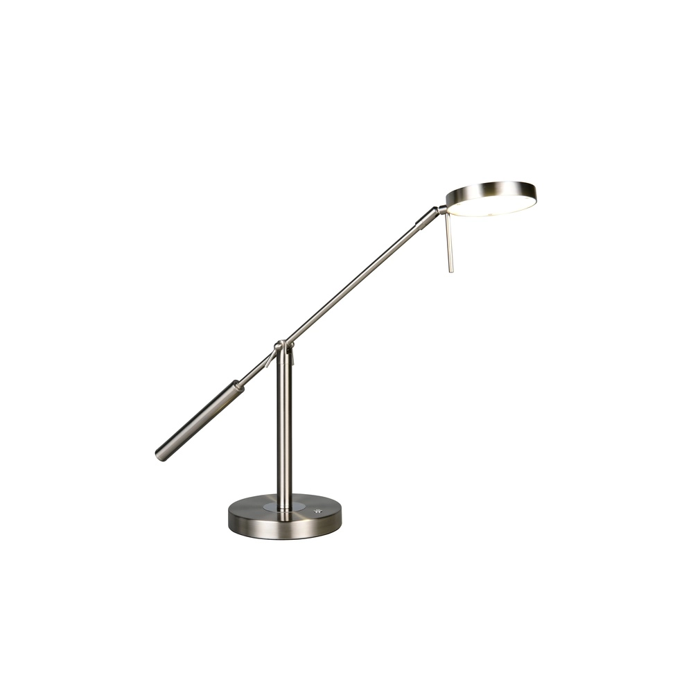 Lampe de bureau Monza nickel Trio 4017807693263