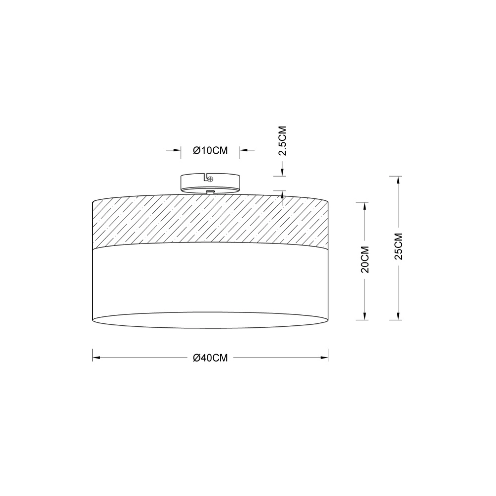 Lampe de plafond Chipsy avec un aspect bois Ø 40cm Globo 9007371334827