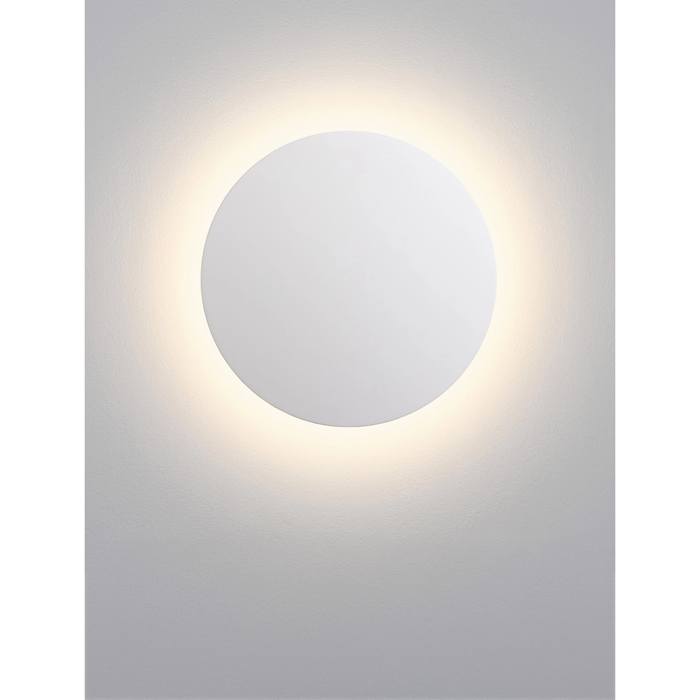 Applique murale ronde Copper blanc Ø 24cm Lyora 5212017447357
