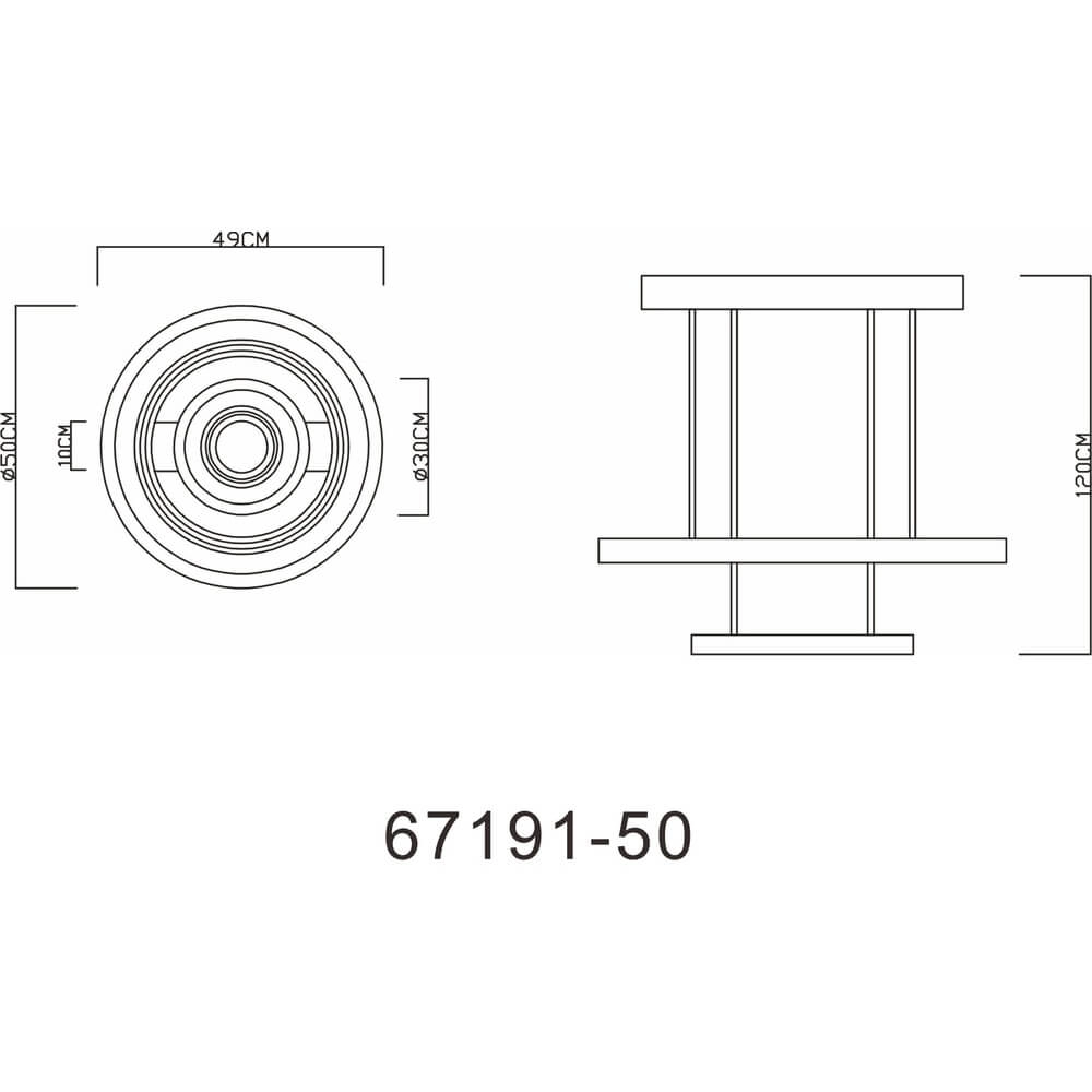 Suspension design Blasius Ø 50cm Globo 9007371422630