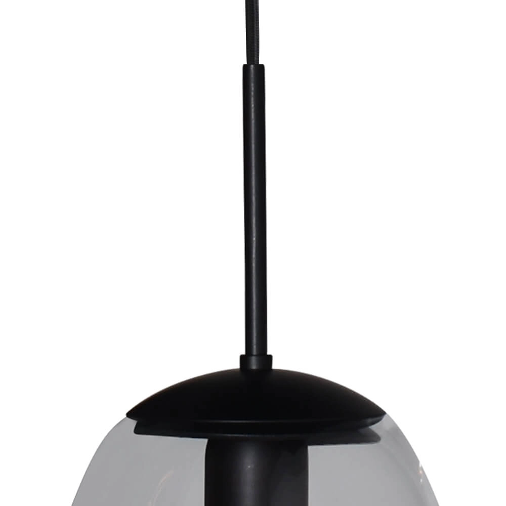 Lampe suspendue Lava 1x verre transparent Ø 22,5 cm Masterlight 8718121285931