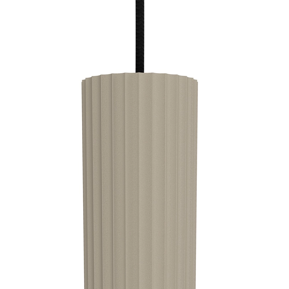 Lampe pendante de conception Fariolo 6 clairs brun sable droit Eglo 9008606391646
