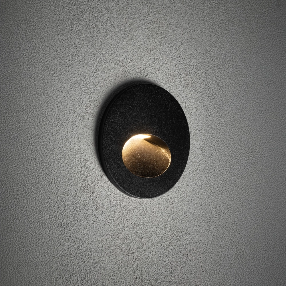 Lumière en retrait Ava Led noir Ø 7cm Lyora 5903139115308