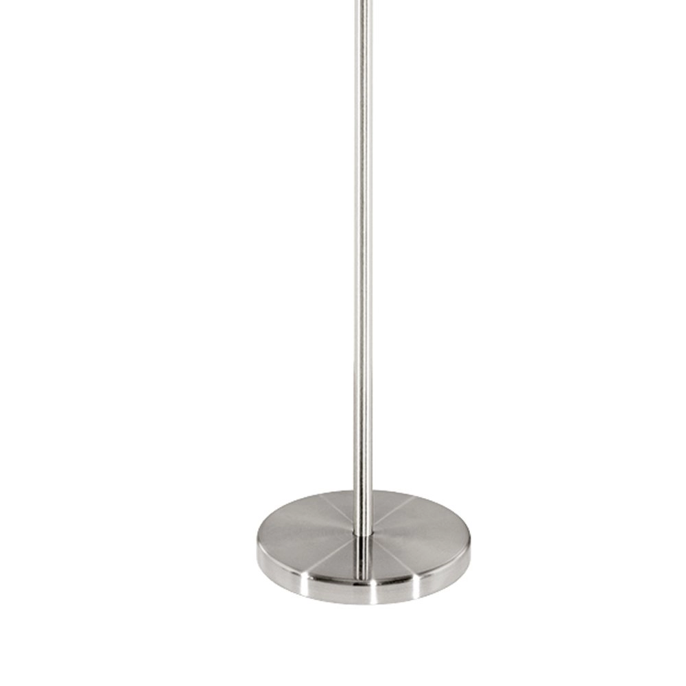 Lampadaire Pasteri 28cm nickel mat avec teinte grise Eglo 9002759951665