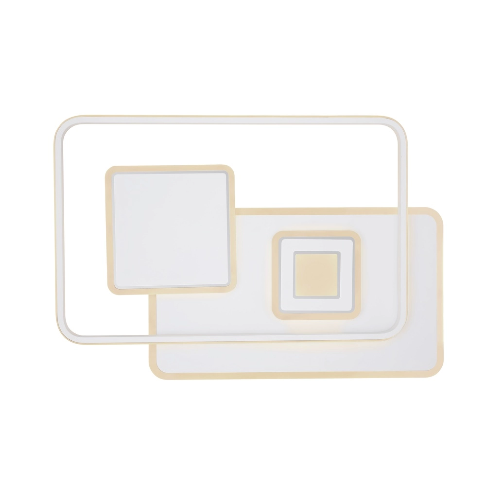 Lampe de plafond à design Roderick rectangle blanc 3000-6000K Globo 9007371411528