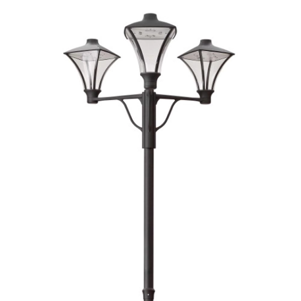Lampe de jardin LED City Highlight LED - 3 lumières - 310cm gris graphite Franssen 8033239345965
