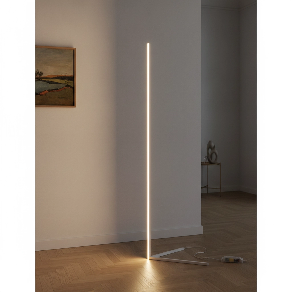 Lampadaire V-Line blanc