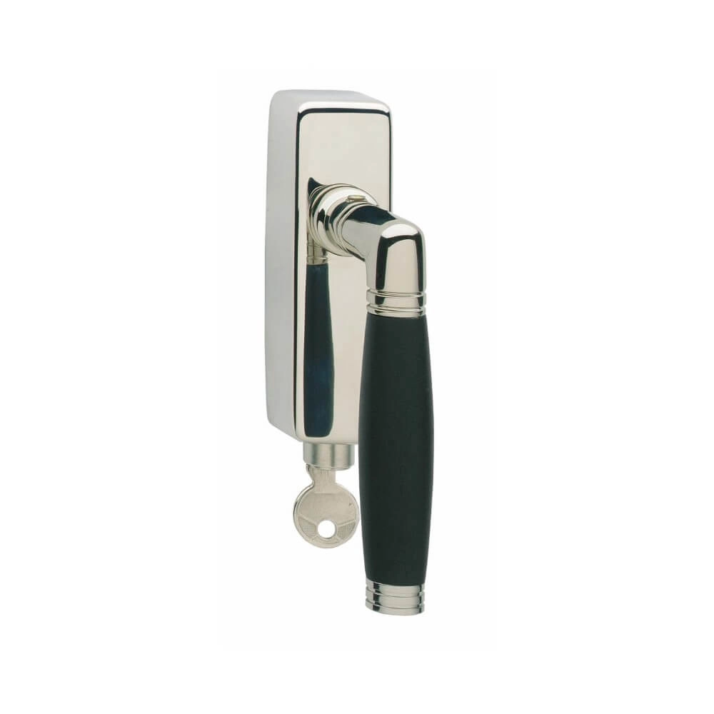 Poignée de fenêtre classique Ton 222 Nickel verrouillable