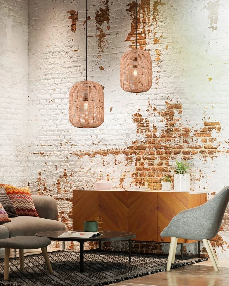 Suspension en rotin Runa Ø 25cm Trio 4017807476781