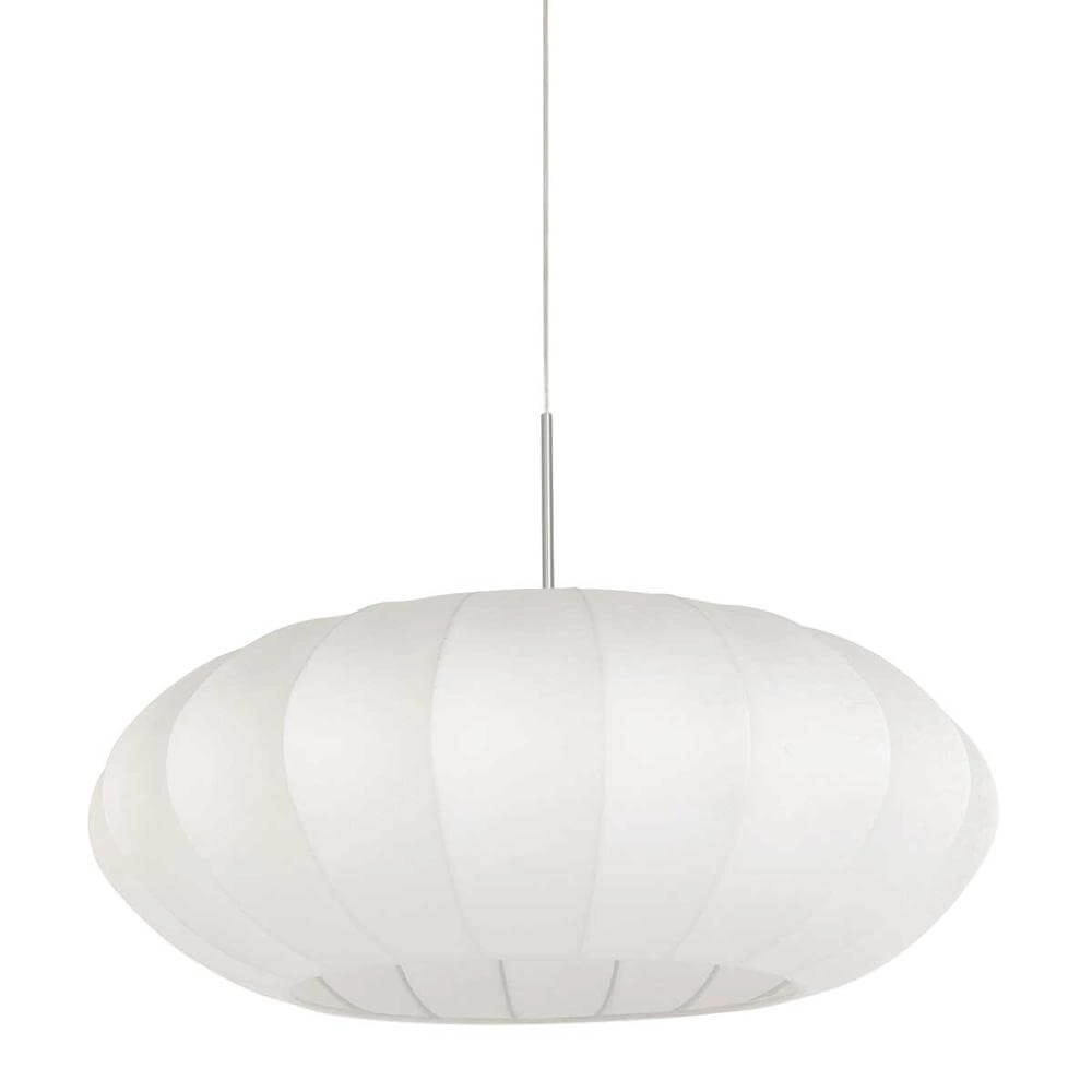 Suspension Sparkled Light métal avec abat-jour blanc