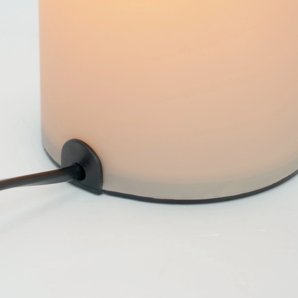 Lampe de chevet Geo Verre blanc dépoli Eglo 9008606304349