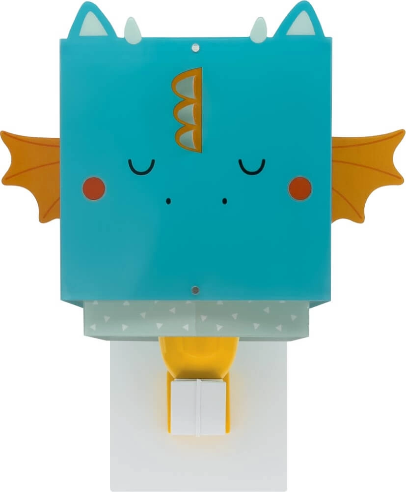 Applique design Little Dragon bleu avec du blanc Dalber 8420406643892