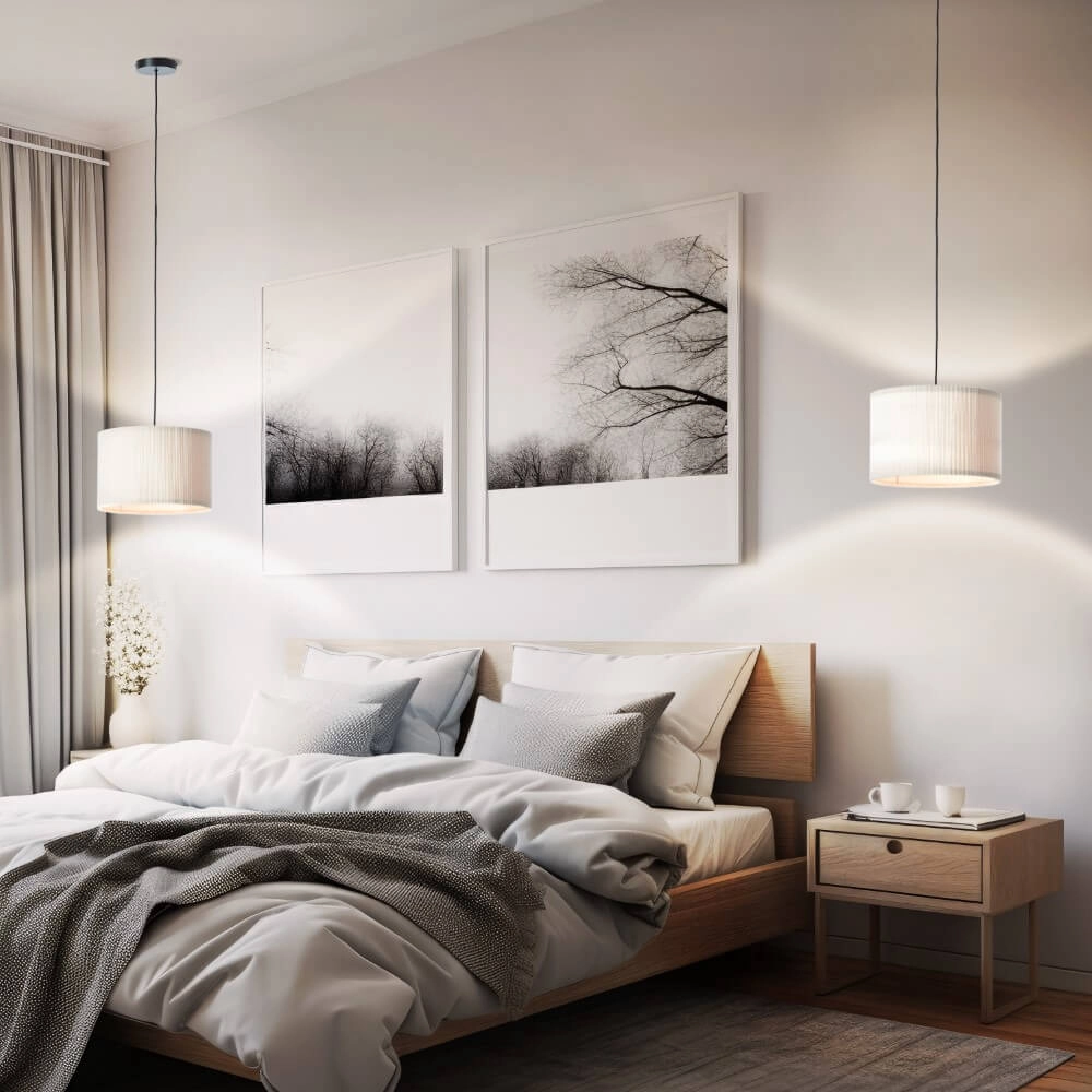 Lampe suspendue design Tony gris Ø 45cm Brilliant 4004353446290