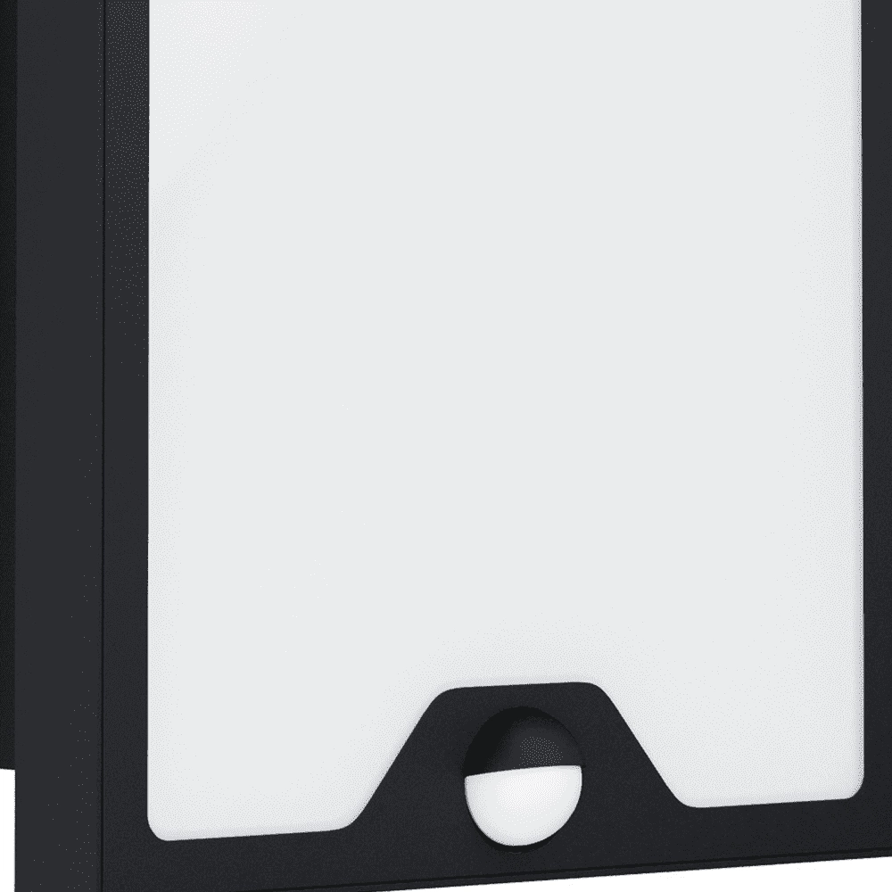 Applique LED Casazza 42cm avec détecteur de mouvement noir Eglo 9002759995218
