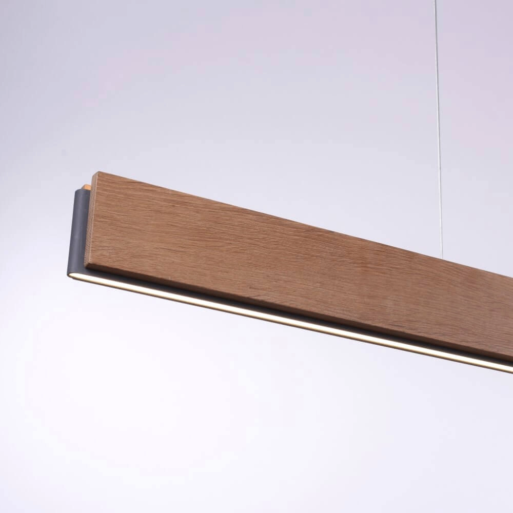 Lampe suspendue design Palma bois Paul Neuhaus 4012248358962