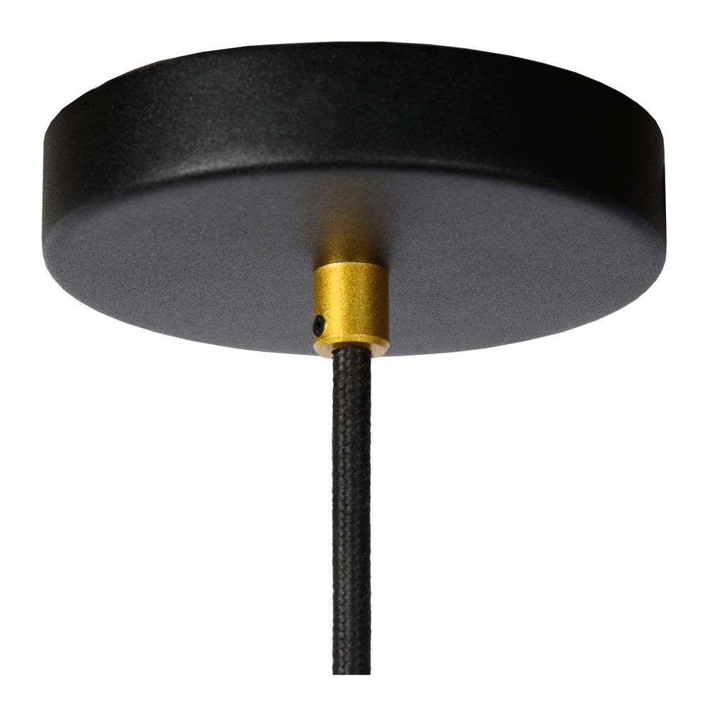 Lampe pendante de conception Floris noir Ø 5,9cm Lucide 5411212351951