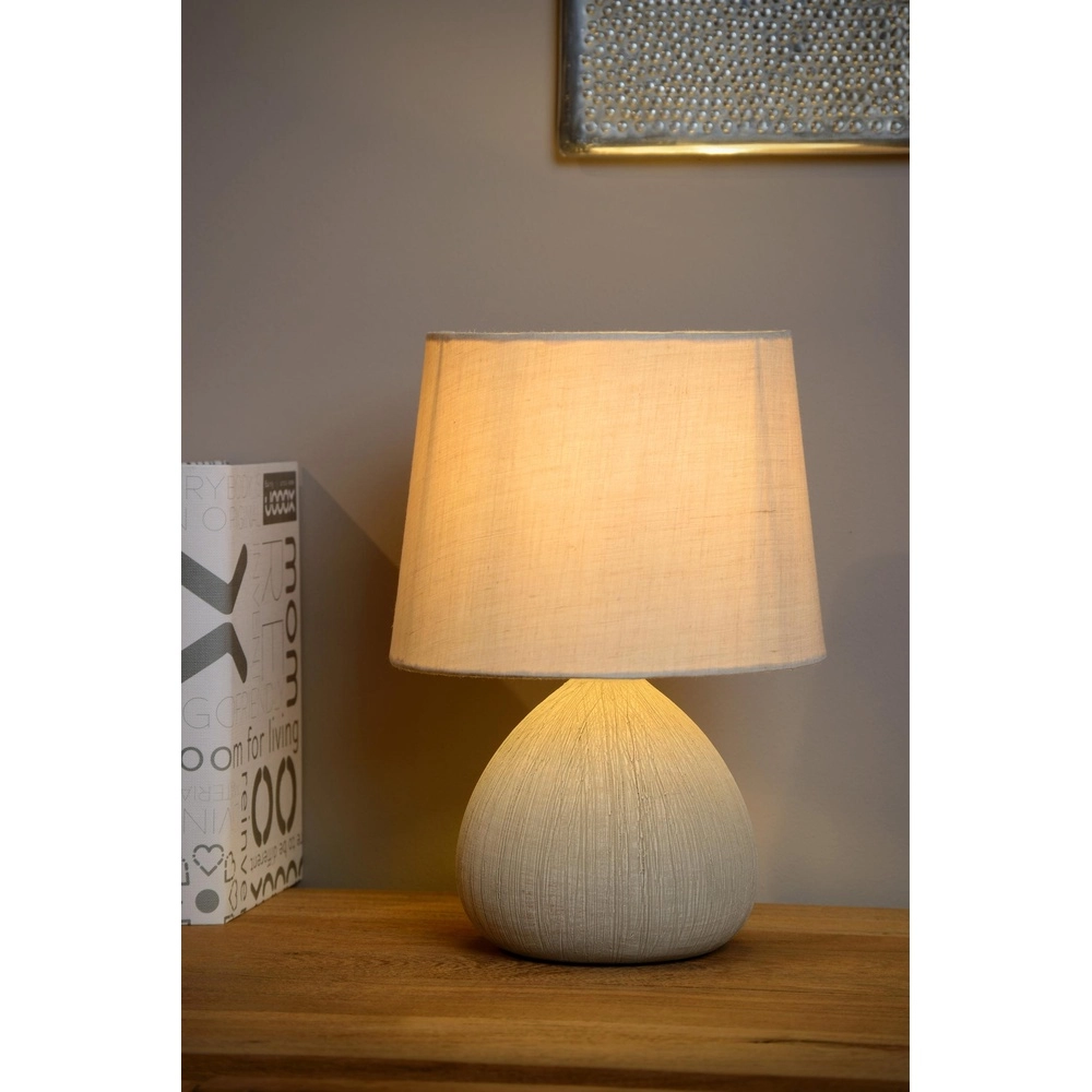 Lampe de table Ramzi brun sable Lucide 5411212470171