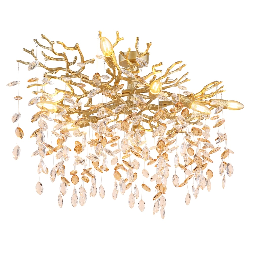 Lampe de plafond Queena Or