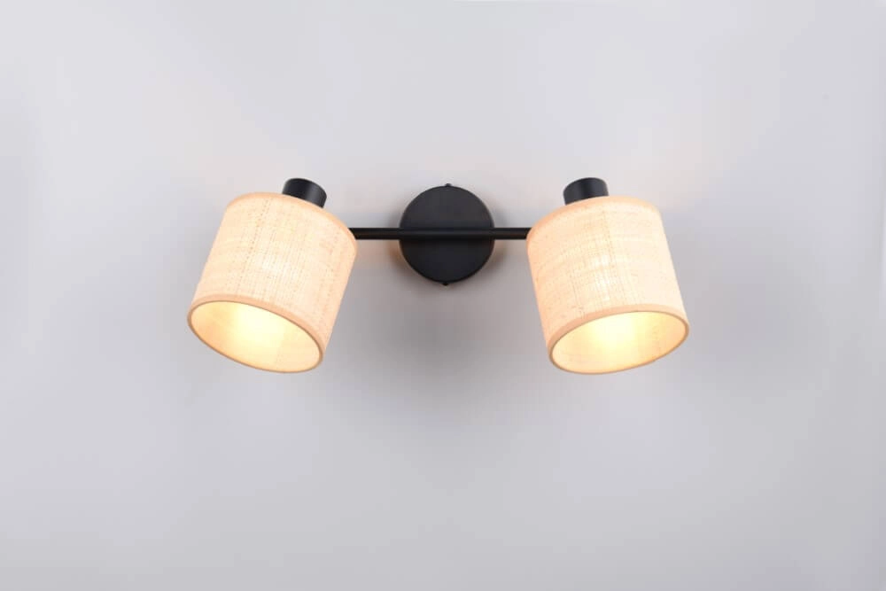 Plafonnier 2 lumières Aimee avec des bouchons de crème Trio 4017807637342