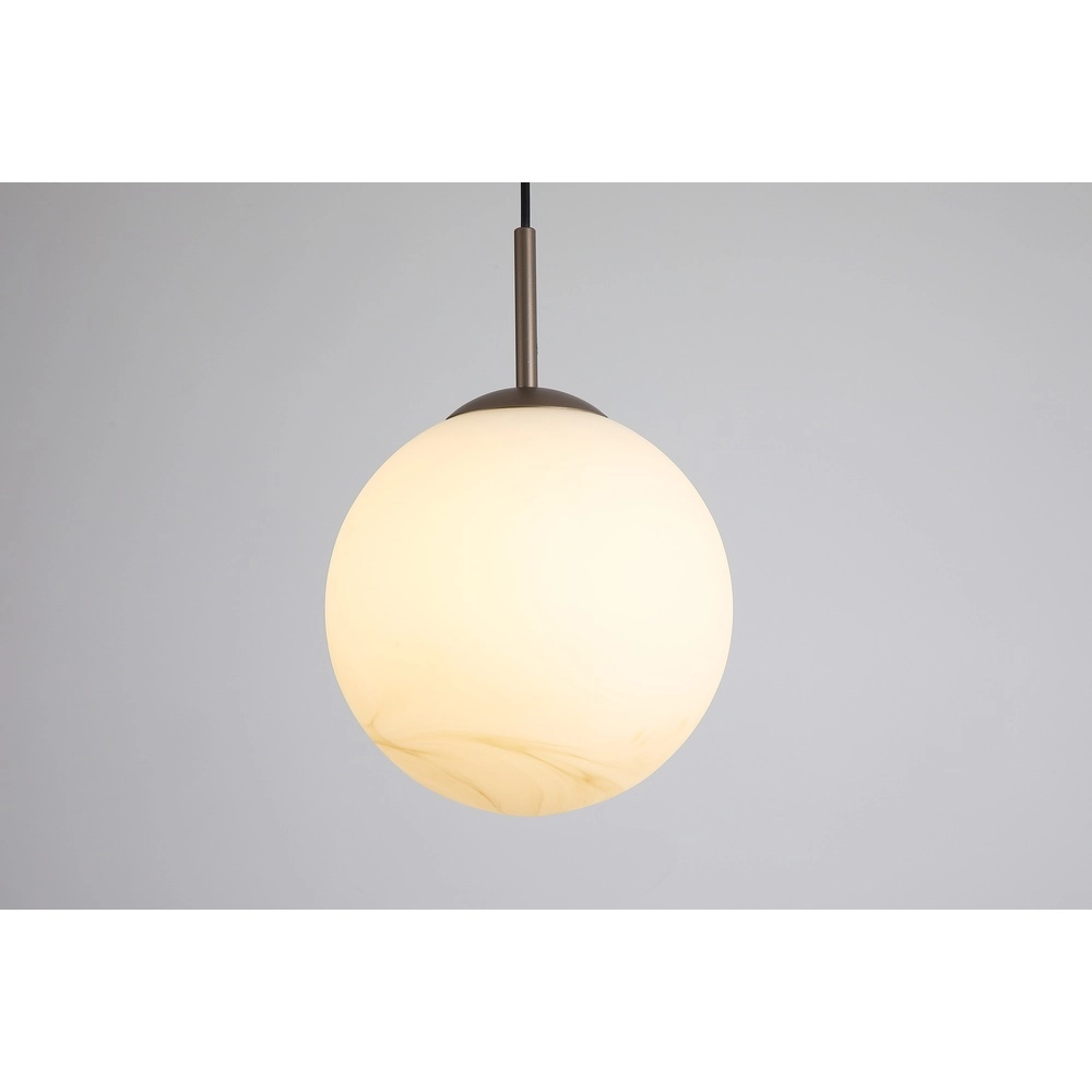 Lampe suspendue Carrara 1-brun clair Searchlight 5,05342E+12