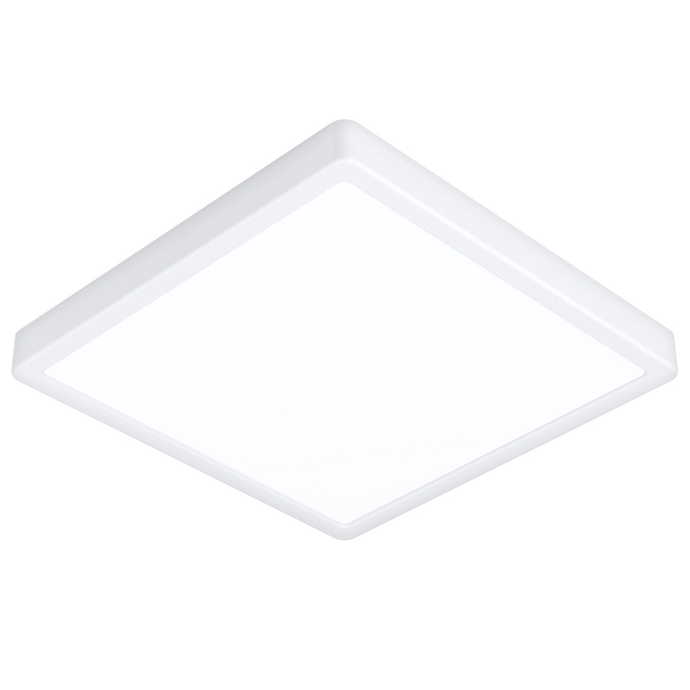 Lumière LED de plafond Fueva 6 Carré - Blanc - 29x29cm
