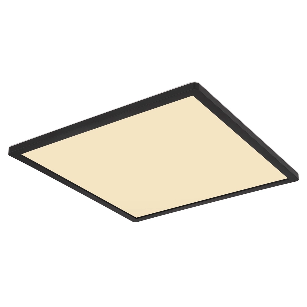 Éclairage de plafond Sapana Carré 42cm Noir