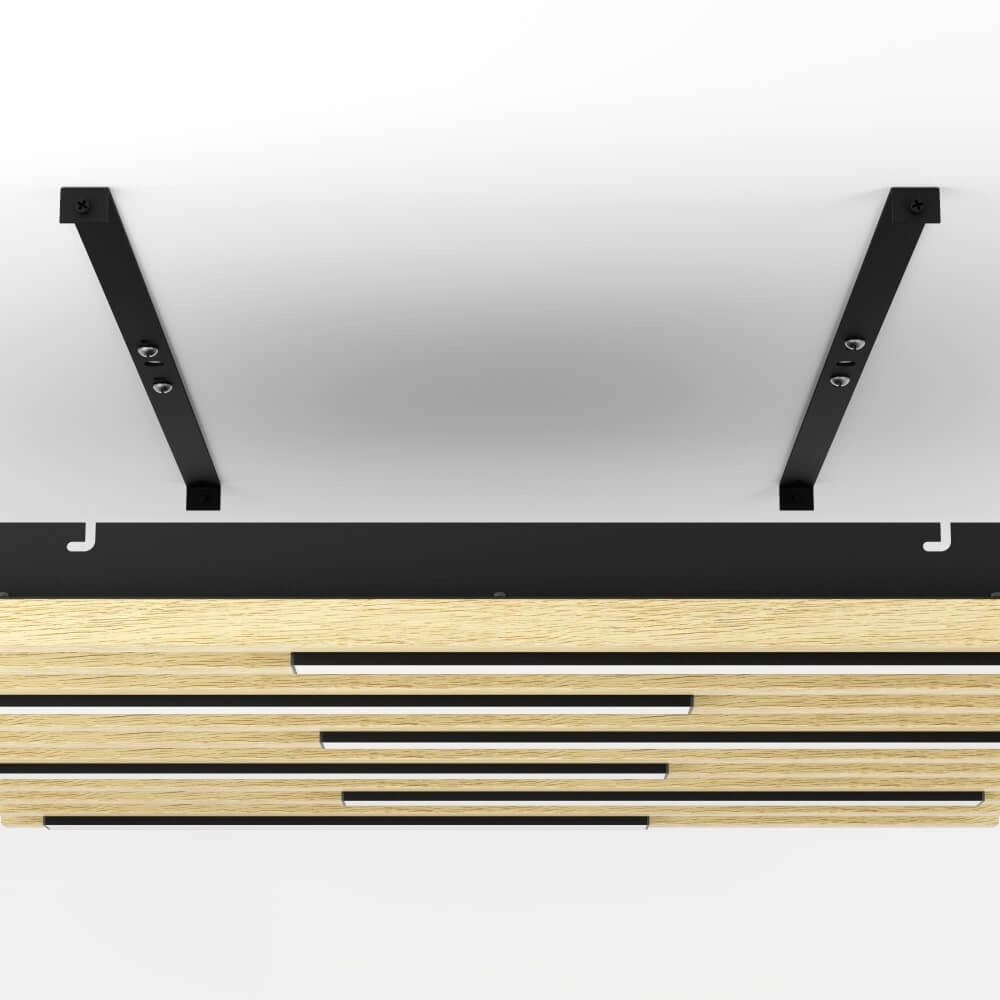 Plafonnier LED en bois Marreira 58 cm Stars of Light 9002759398989